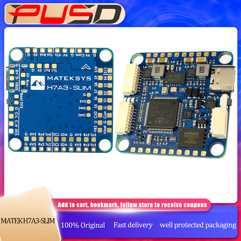 Fpv Drone Flight Controller - Matek MATEKSYS H7A3-SLIM ชุดควบคุมการบิน STM32H7A3RIT6 ICM42688P