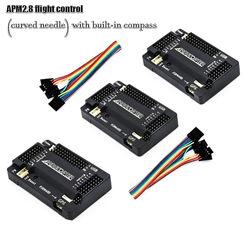 Fpv Drone Flight Controller - APM 2.8 บอร์ดควบคุมการบิน โมดูลเข็มทิศในตัวสำหรับโดรนมัลติโรเตอร์ RC FPV
