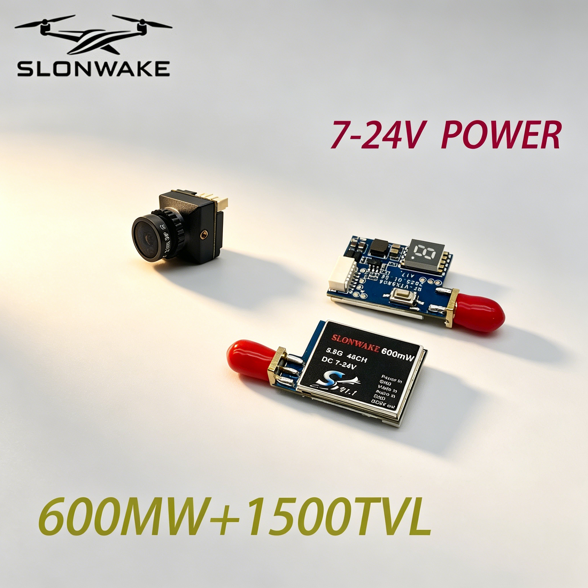 Fpv Drone Vtx - เครื่องส่งสัญญาณวิดีโอ 5.8GHz 600mw VTX 48CH กำลังไฟ