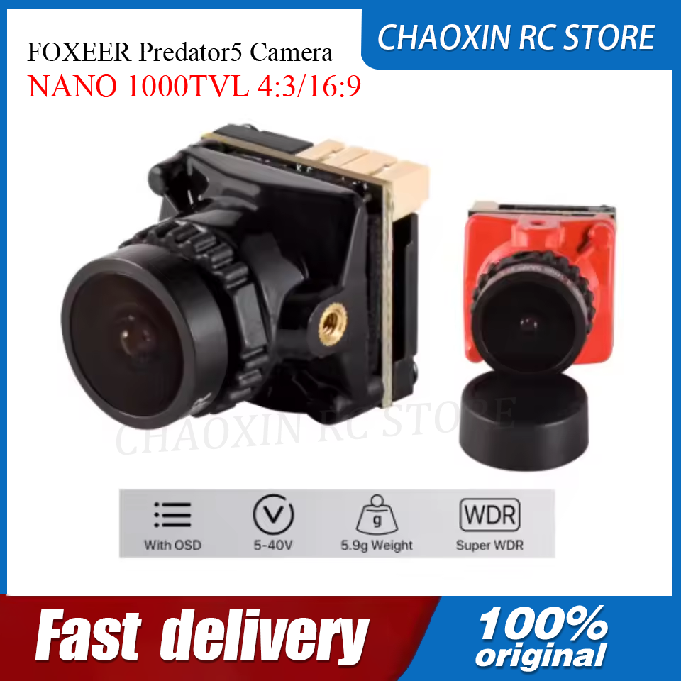 Fpv Drone Camera - กล้อง FOXEER Predator5 NANO 1000TVL อัตราส่วนภาพ
