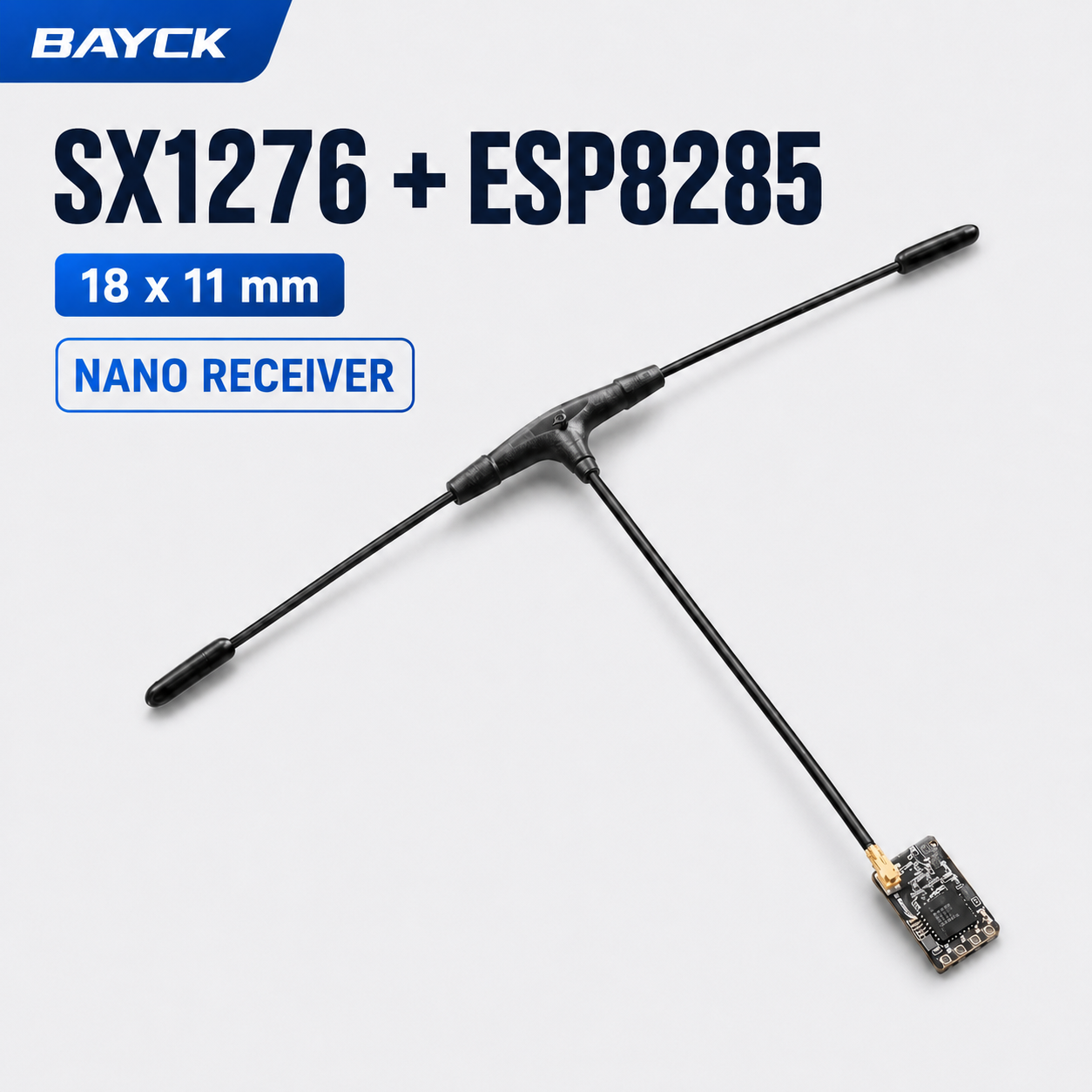 Fpv Drone Flight Controller - ตัวรับสัญญาณ BAYCK ExpressLRS 915MHz Nano Receiver