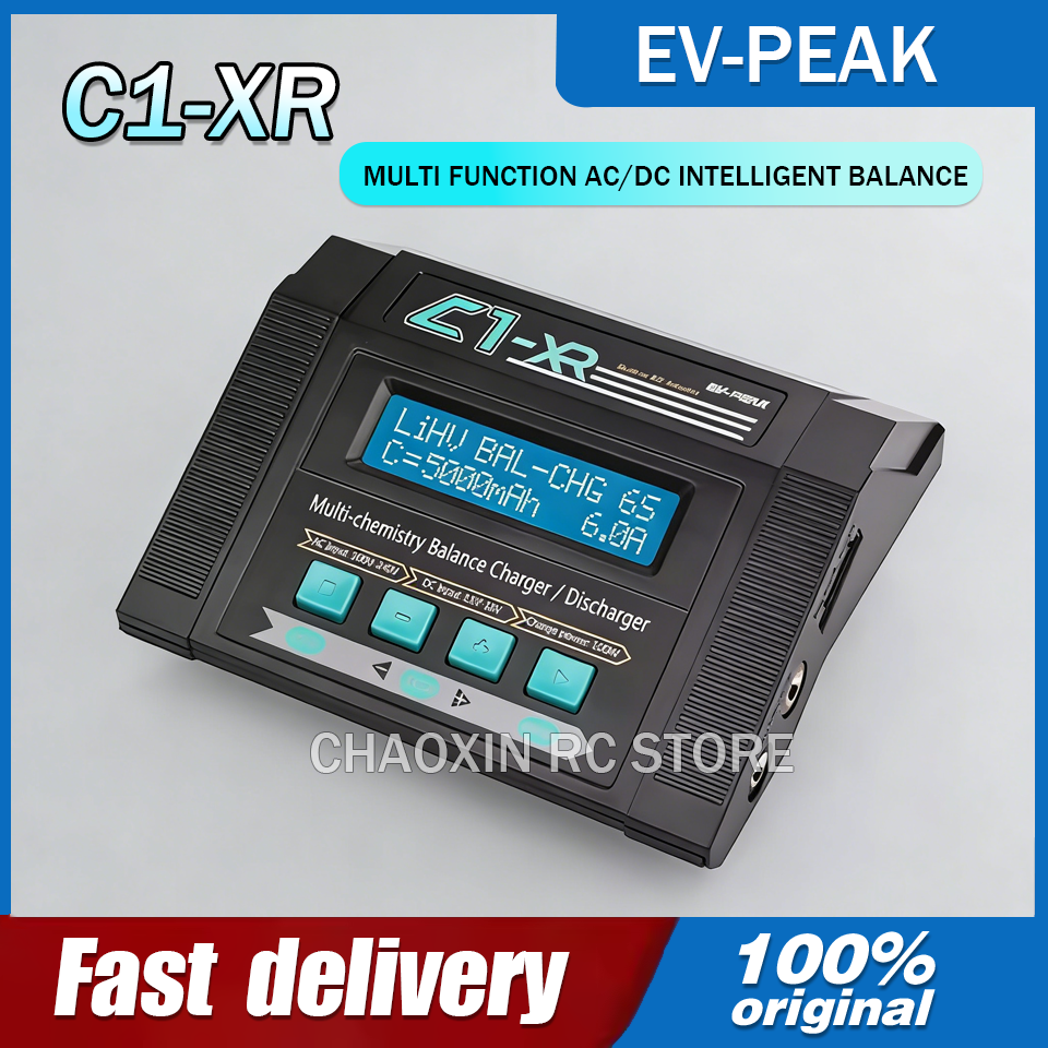 Fpv Drone Battery - EV-PEAK C1-XR 100W 10A เครื่องชาร์จสมาร์ทบาลานซ์สำหรับแบตเตอรี่โดรน FPV