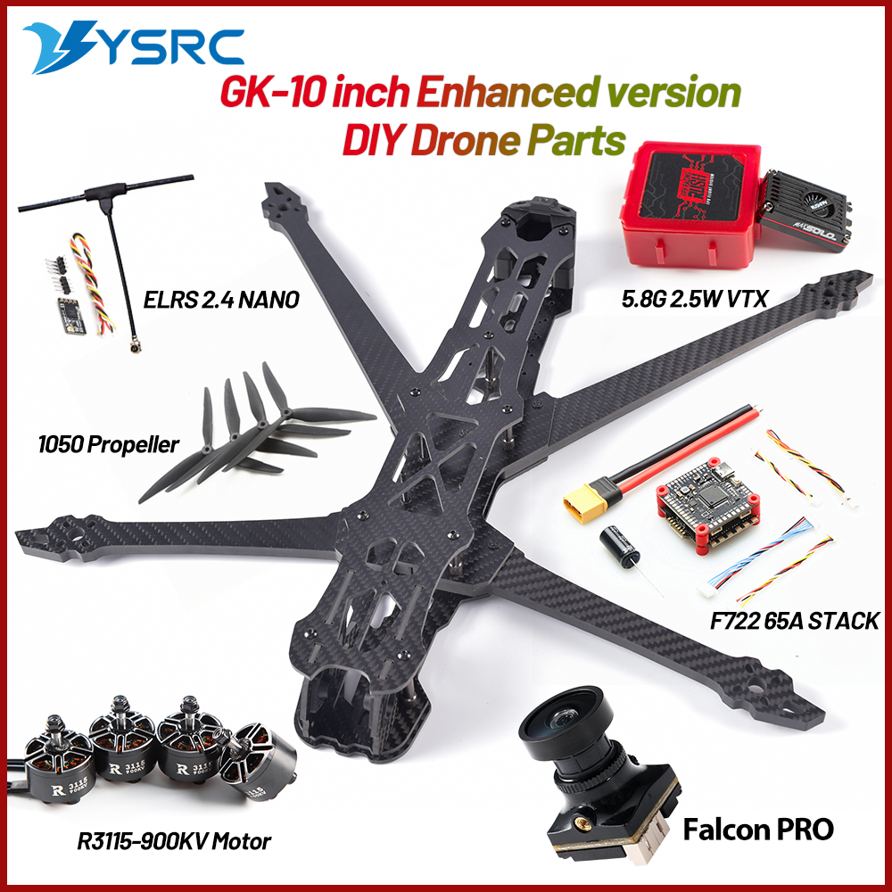 Fpv Drone Propeller - GK-V3 10 นิ้ว 435mm ฐานล้อคาร์บอนไฟเบอร์กรอบ DIY