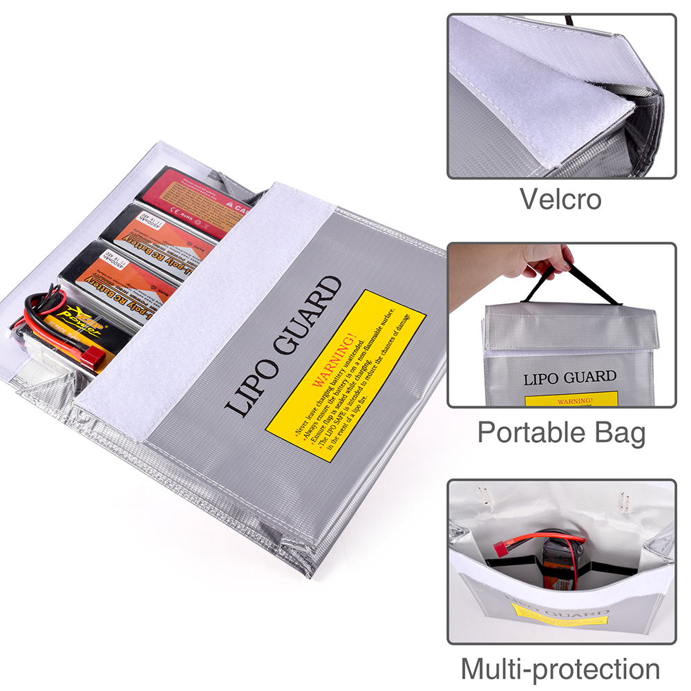 Lipo Guard แบตเตอรี่ปลอดภัยกระ - Fpv Drone Bag บทวิจารณ์และราคา