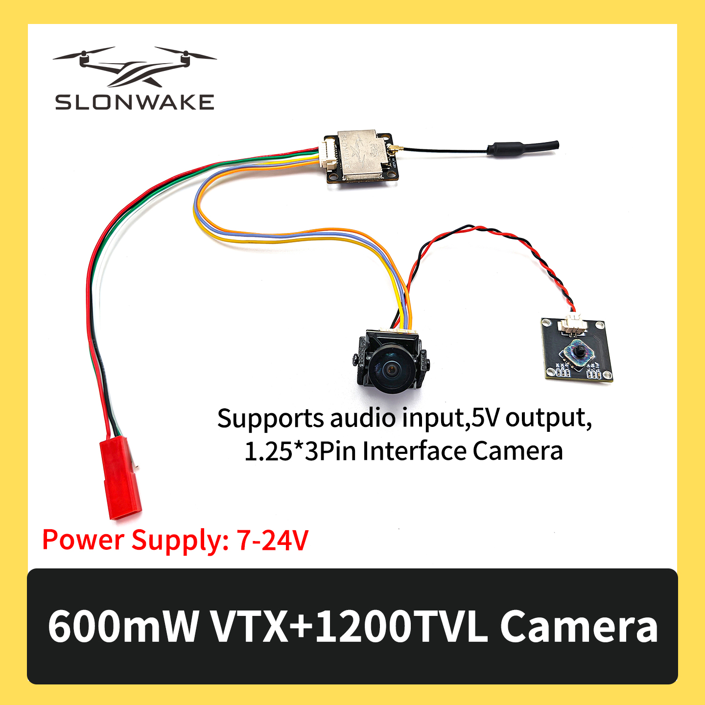 ชุดส่งสัญญาณวิดีโอและกล้อง SLO - Fpv Drone Vtx บทวิจารณ์และราคา