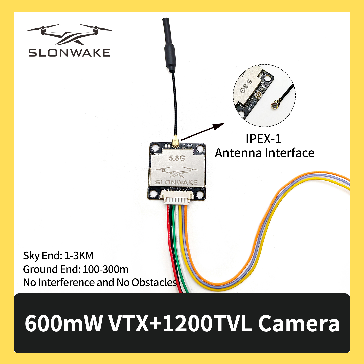 ชุดส่งสัญญาณวิดีโอและกล้อง SLO - Fpv Drone Vtx บทวิจารณ์และราคา