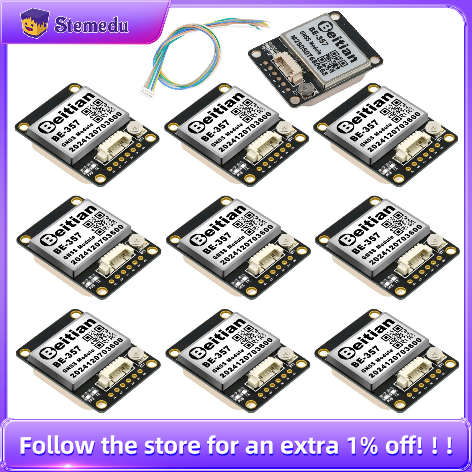 โมดูล GPS Beitian BE-357 BE357 - Fpv Drone Flight Controller บทวิจารณ์และราคา