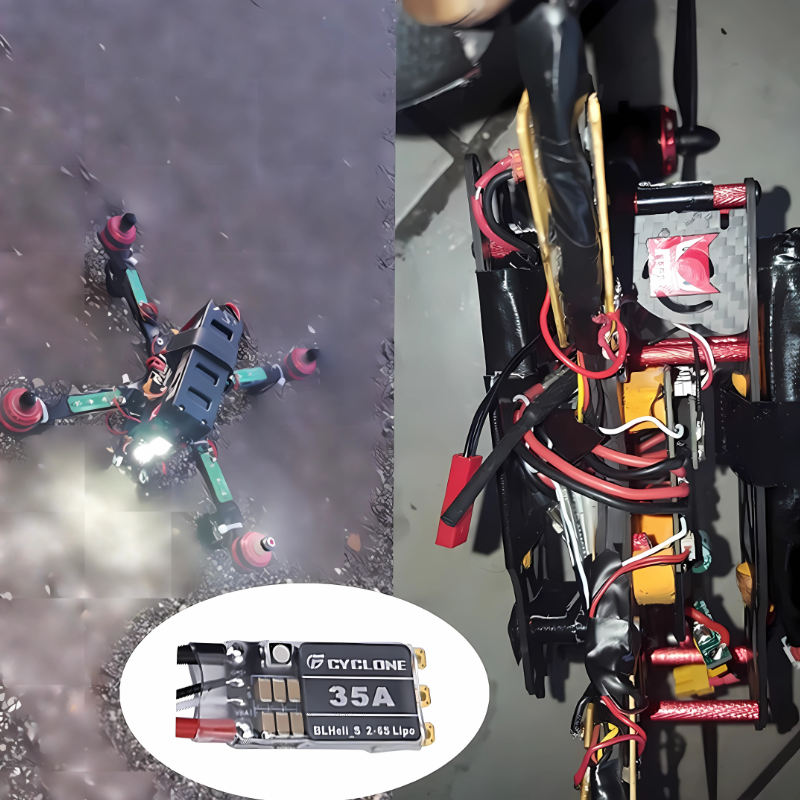 Cyclone 35A BLHeli_S ESC - ควา - Fpv Drone Quadcopter บทวิจารณ์และราคา