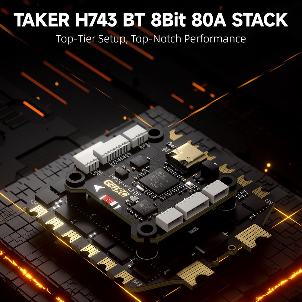 GEPRC TAKER H743 BT 8Bit 80A S - Fpv Drone Esc บทวิจารณ์และราคา
