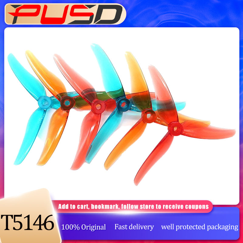 2 คู่ที-มอเตอร์ T5146 5146 ใบพ - Fpv Drone Propeller บทวิจารณ์และราคา