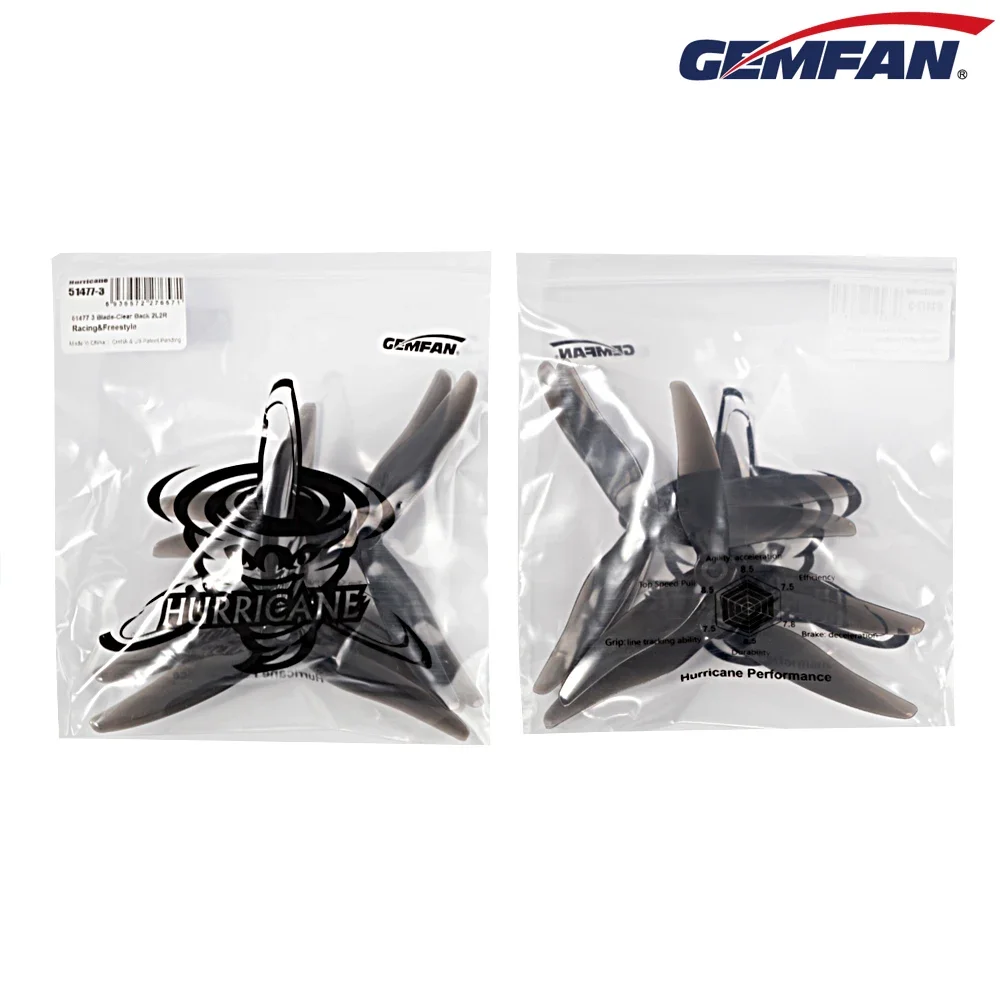 ใบพัด Gemfan JB Hurricane 5147 - Fpv Drone Propeller บทวิจารณ์และราคา