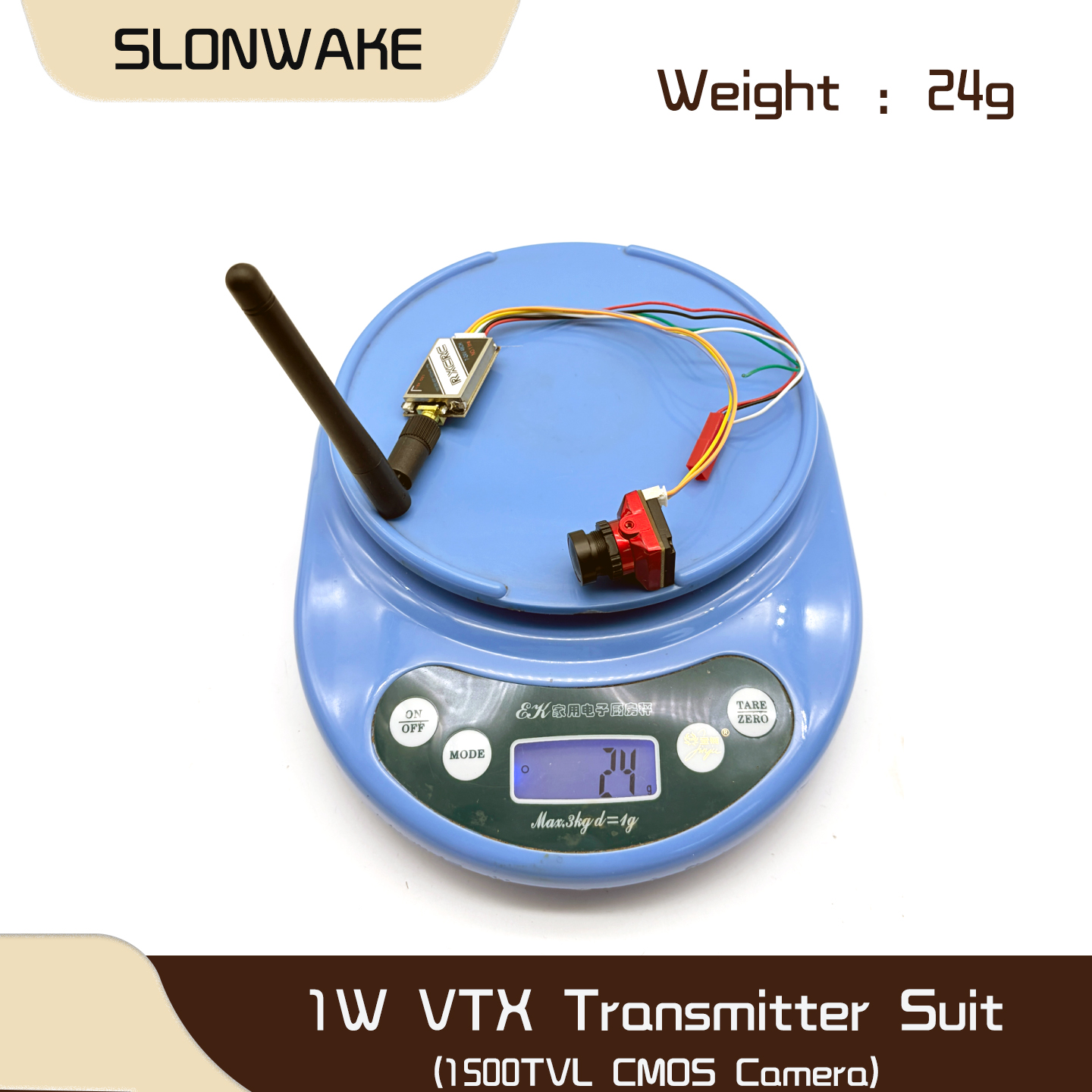 SLONWAKE 5.8G 48CH 1W VTX 100/ - Fpv Drone Camera บทวิจารณ์และราคา