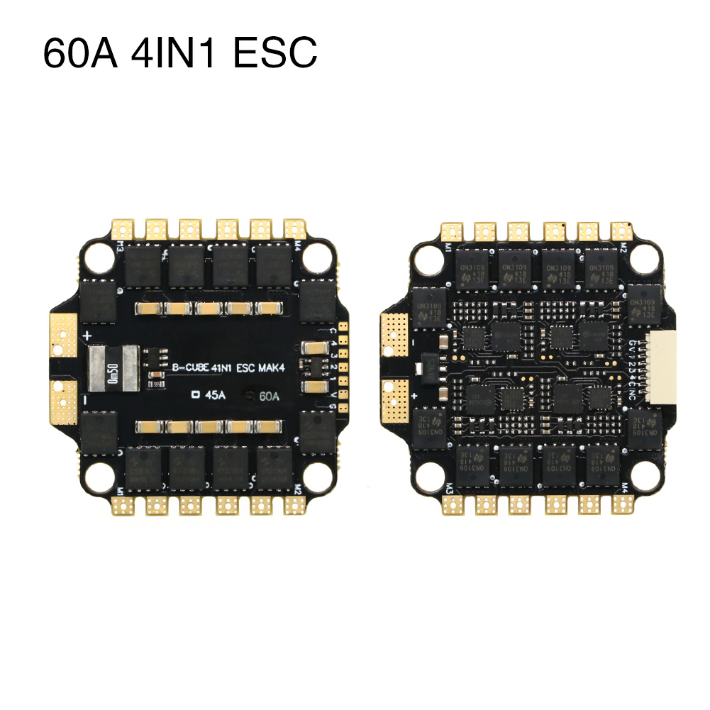 UAngel 4IN1 45A 60A ESC BLHELI - Fpv Drone Esc บทวิจารณ์และราคา