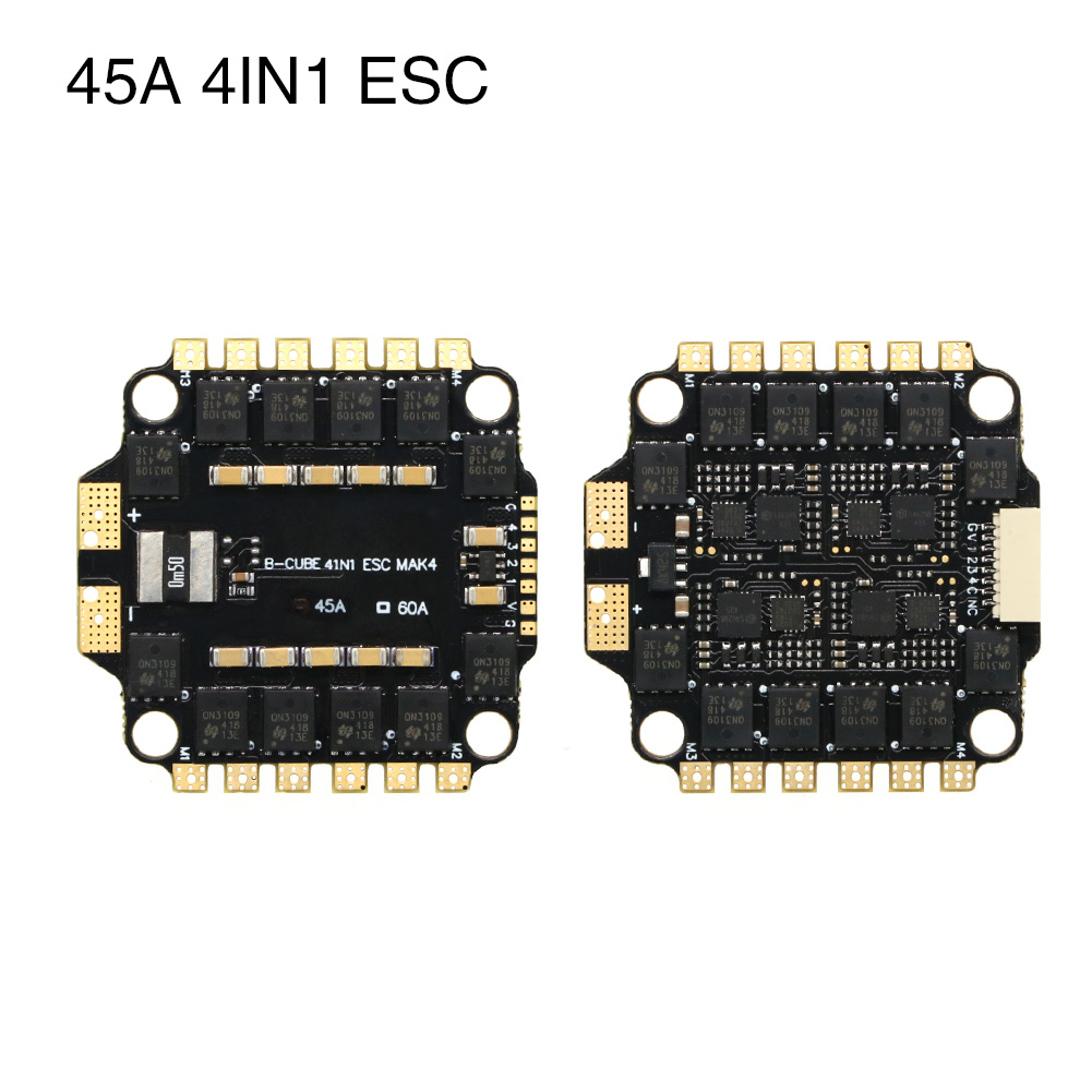 UAngel 4IN1 45A 60A ESC BLHELI - Fpv Drone Esc บทวิจารณ์และราคา