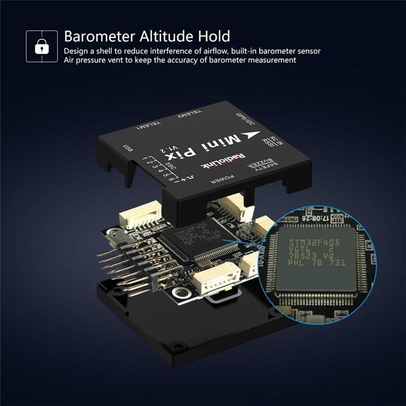 A49K-Radiolink Mini PIX ชุดควบ - Fpv Drone Flight Controller บทวิจารณ์และราคา