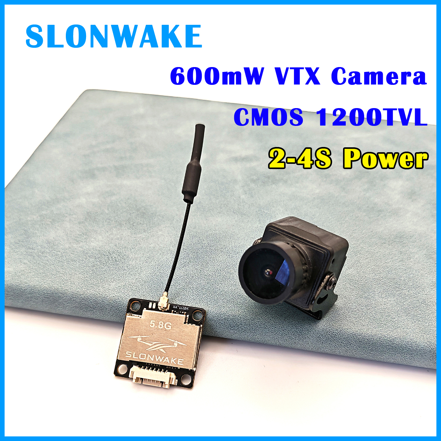 SLONWAKE พร้อมใช้งาน 5.8G 48CH - Fpv Drone Camera บทวิจารณ์และราคา