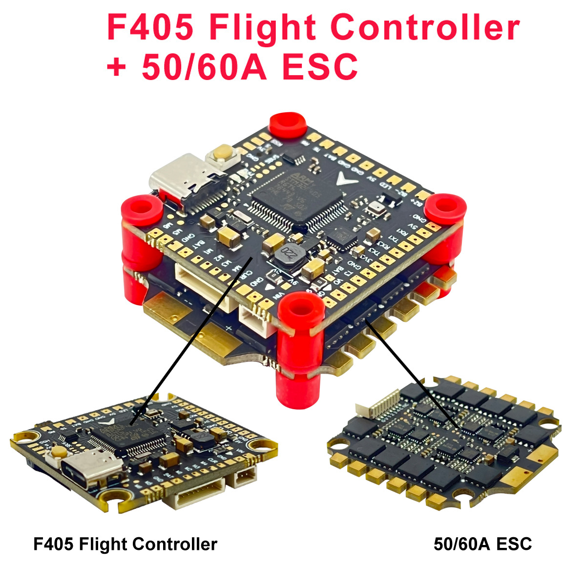 ชุดควบคุมการบินและ ESC ASHWING - Fpv Drone Flight Controller บทวิจารณ์และราคา