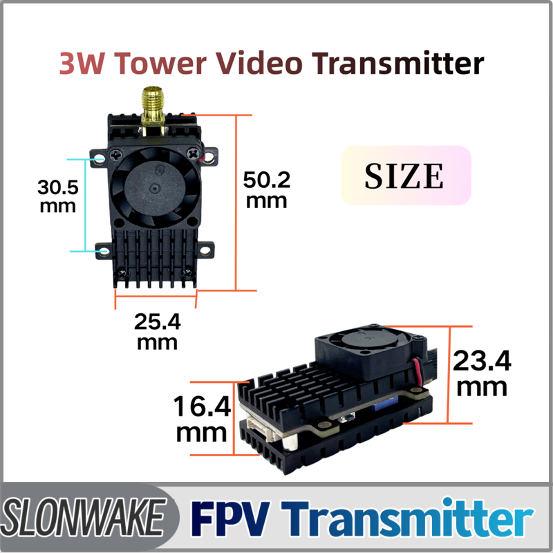 โมดูลส่งสัญญาณวิดีโอ SLONWAKE  - Fpv Drone Vtx บทวิจารณ์และราคา