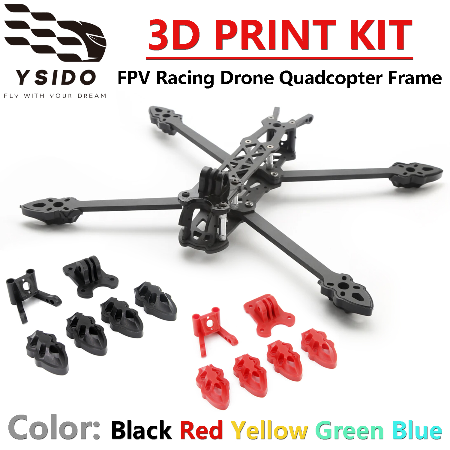 ชุดโครง FPV Mark4 ขนาด 5 นิ้ว  - Fpv Drone Tool Kit บทวิจารณ์และราคา