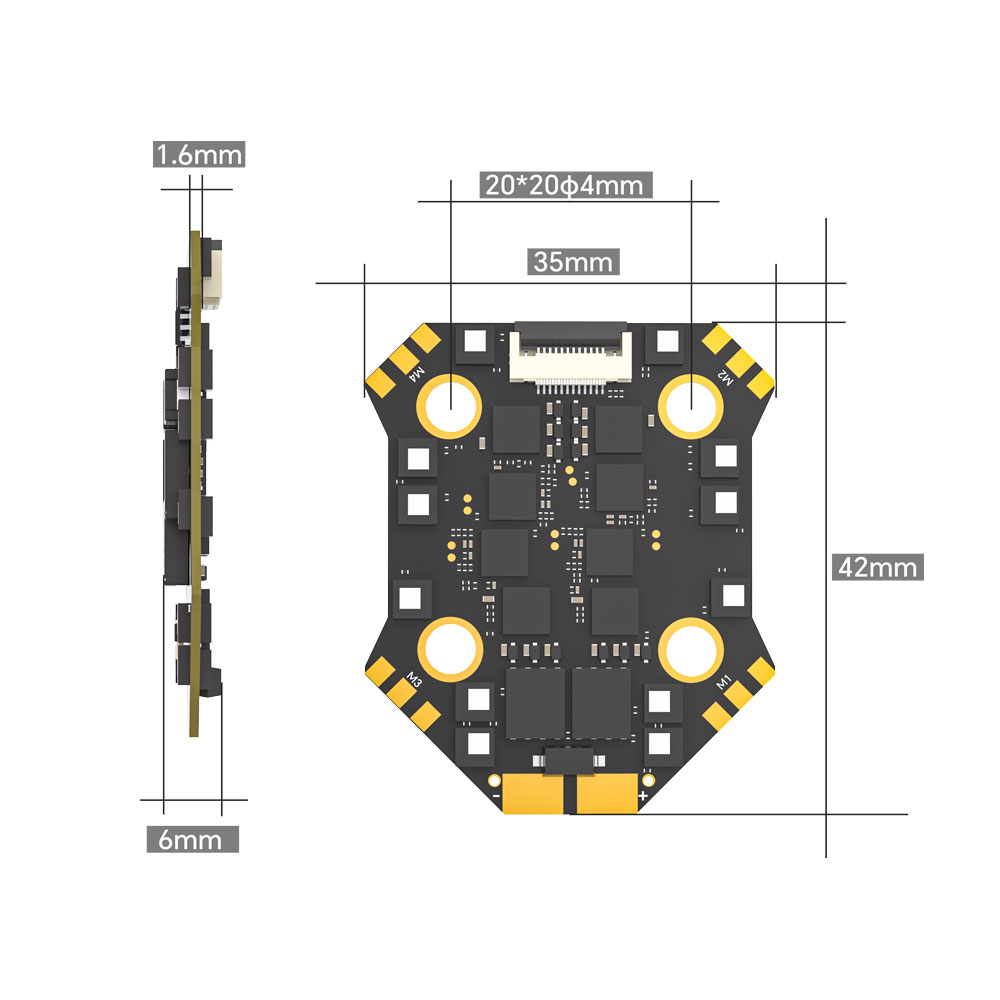 ชุดควบคุมการบิน iFlight Borg F - Fpv Drone Flight Controller บทวิจารณ์และราคา