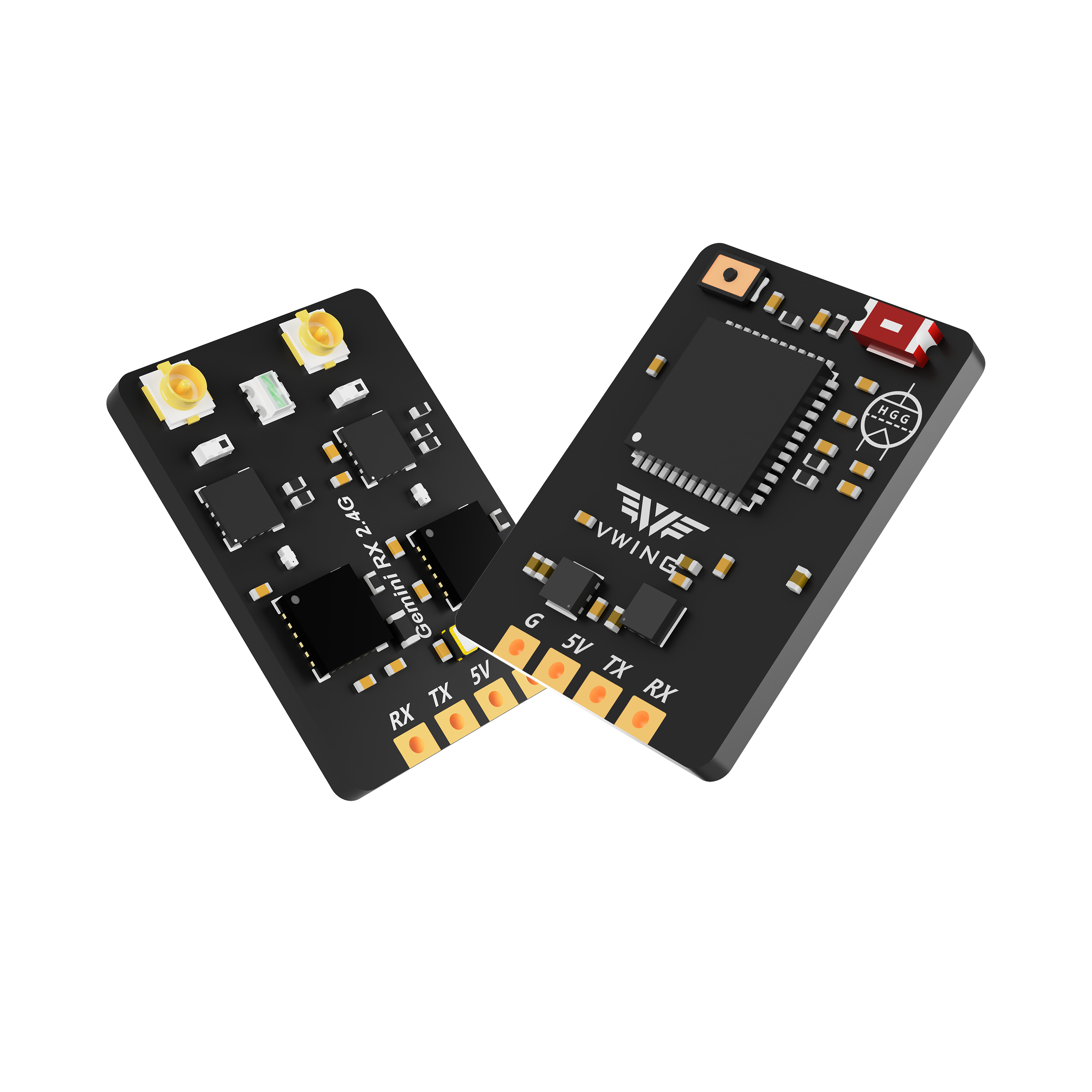 ตัวรับสัญญาณ VWING GEMINI RX T - Fpv Drone Flight Controller บทวิจารณ์และราคา
